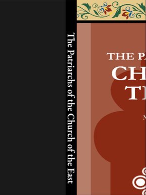 cover image of The Patriarchs of the Church of the East